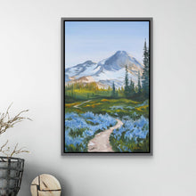 Alpine Meadow | Cascade Mountain Range Oil Painting | 11x17