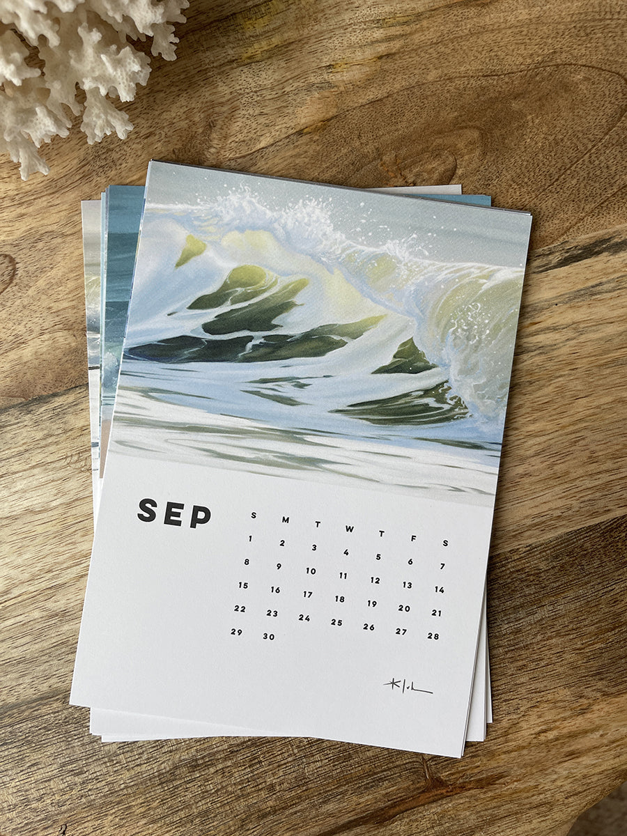 2024 Landscape Art Desk Calendar