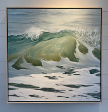 Lucid | Ocean Wave Luminous Oil Painting | 30x30