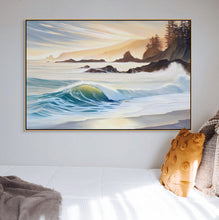Gold Coast | Pacific Northwest Ocean Original Oil Painting | 36x24