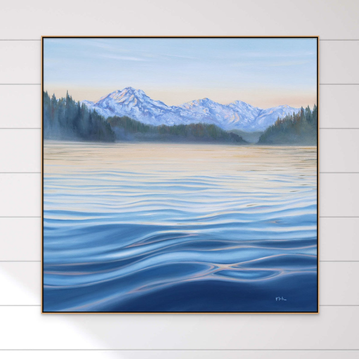 Harmony | Puget Sound and Olympic Mountains Calming Water Canvas