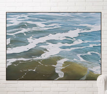 In the Flow | Pacific Ocean Painting Surface Foam Art Prints | 40x24, 44x26, 60x36