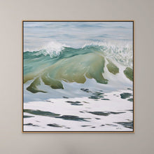 Lucid | Ocean Wave Luminous Oil Painting | 30x30