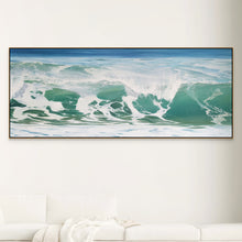Believe | Large Panoramic Ocean Wave Canvas Art Print | 20x8, 30x12, 40x16, 60x24