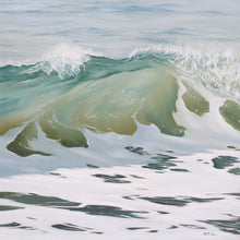 Lucid | Ocean Wave Luminous Oil Painting | 30x30