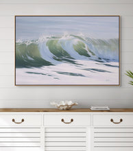 Serenity | Original Oil Painting Ocean Wave Surf Art | 36"x24"