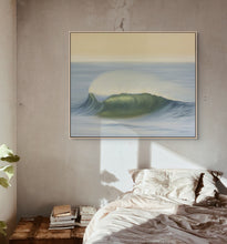 Solitude | Original Oil Painting Ocean Wave Surf Art | 36"x30"