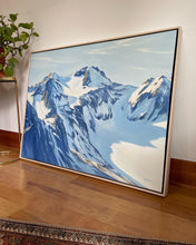 Mt Olympus | Snowy Blue Olympic Mountain Prints | 40x30