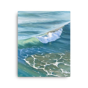 Expand | Luminous California Ocean Wave Canvas Prints | 12x16, 16x20