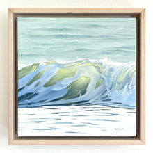 Glow | Oceanscape Original Small Oil Painting | 10x10