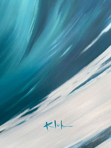 Teahupoo Big Wave Surf Painting Art Prints | 40x30