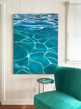 Tranquility | Clear Water Turquoise Surface Canvas Prints | 18x24, 24x36, 36x48