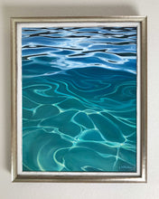Mirrors | Above Below Clear Blue Water Light Canvas Art Prints | 16x24