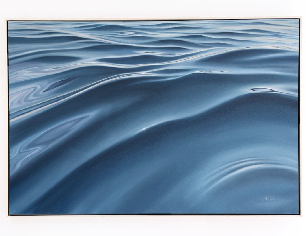 Moonlight | Calming Water Surface Canvas Prints | 20x12, 30x18, 48x30