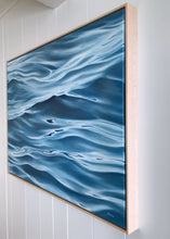 Connection | Flowing Water Surface Oil Painting Calming Art Prints Canvas and Paper | 24x18, 40x30