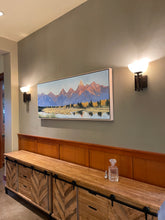 Teton Sunrise | Teton National Park Original Oil Painting | 60x24