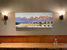 Teton Sunrise | Teton National Park Original Oil Painting | 60x24