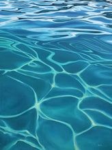 Tranquility | Clear Water Turquoise Surface Canvas Prints | 18x24, 24x36, 36x48
