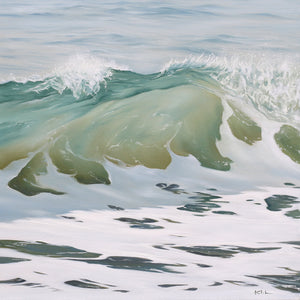 New Painting Release: Luminous Ocean Wave, Original in Oil