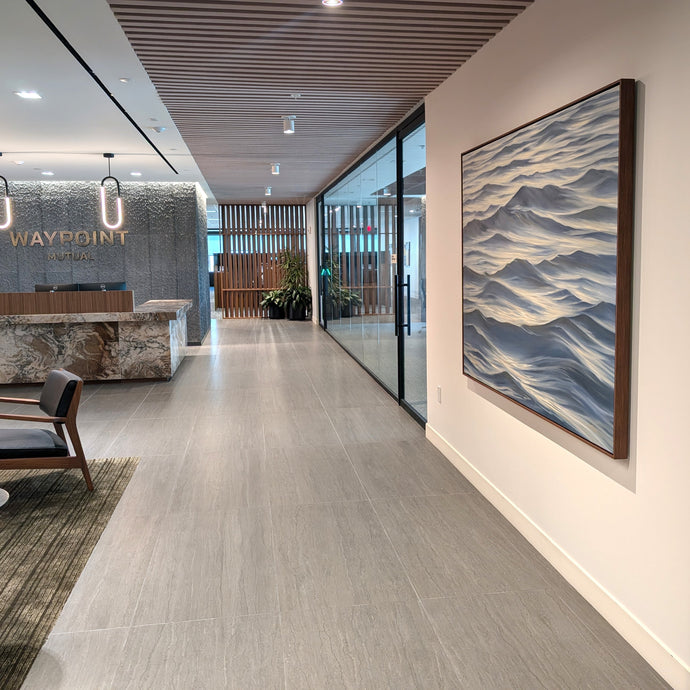 Large Commissioned Oil Painting - Kansas City Lobby