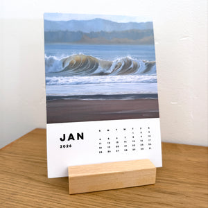 2026 Ocean Art Desk Calendar