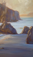 Ruby Beach | Original Oil Painting of Washington Coast | 60" x 24" Framed