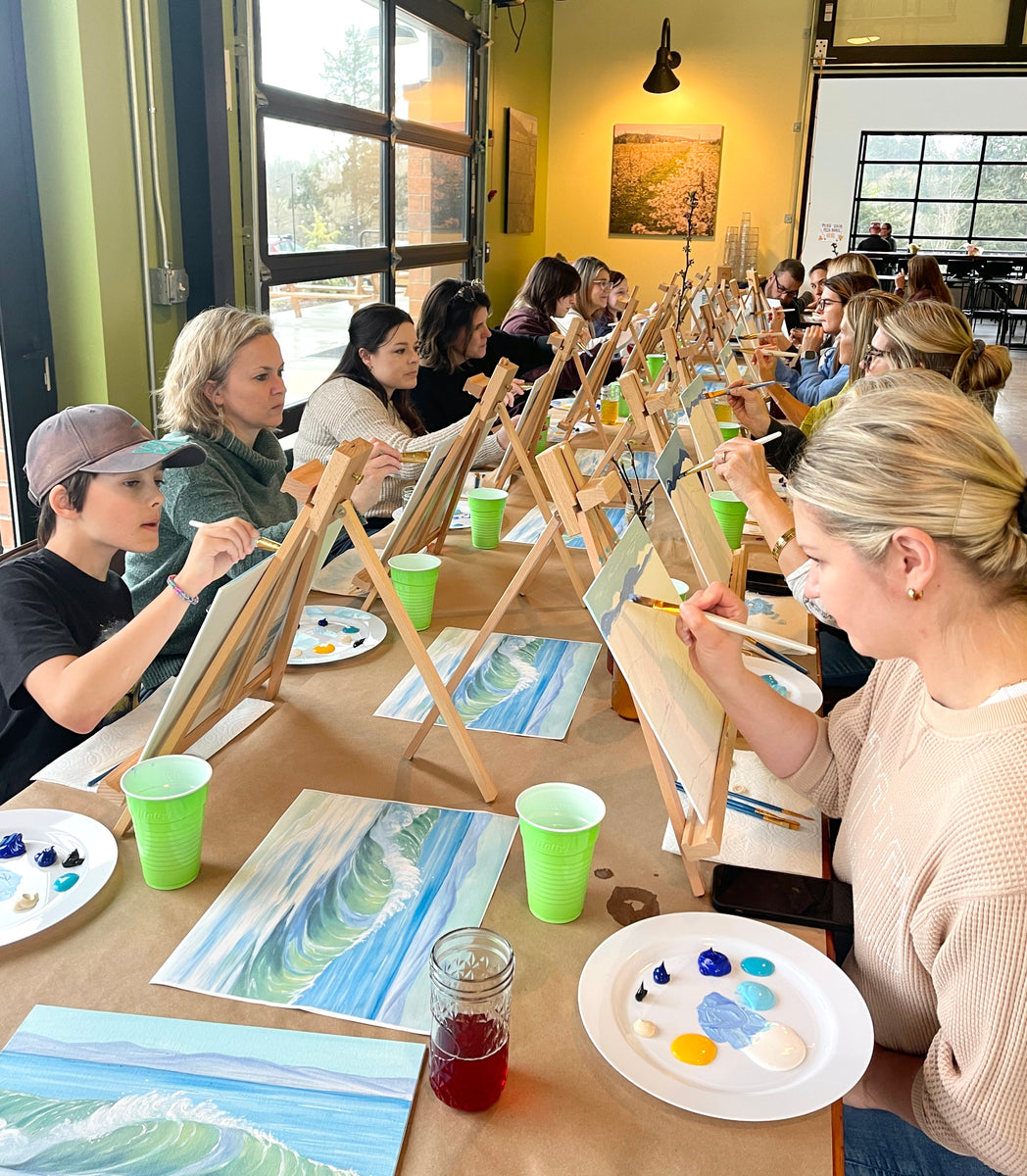 Paint & Sip Classes Olympia, WA 🎨 Julie Kluh Art