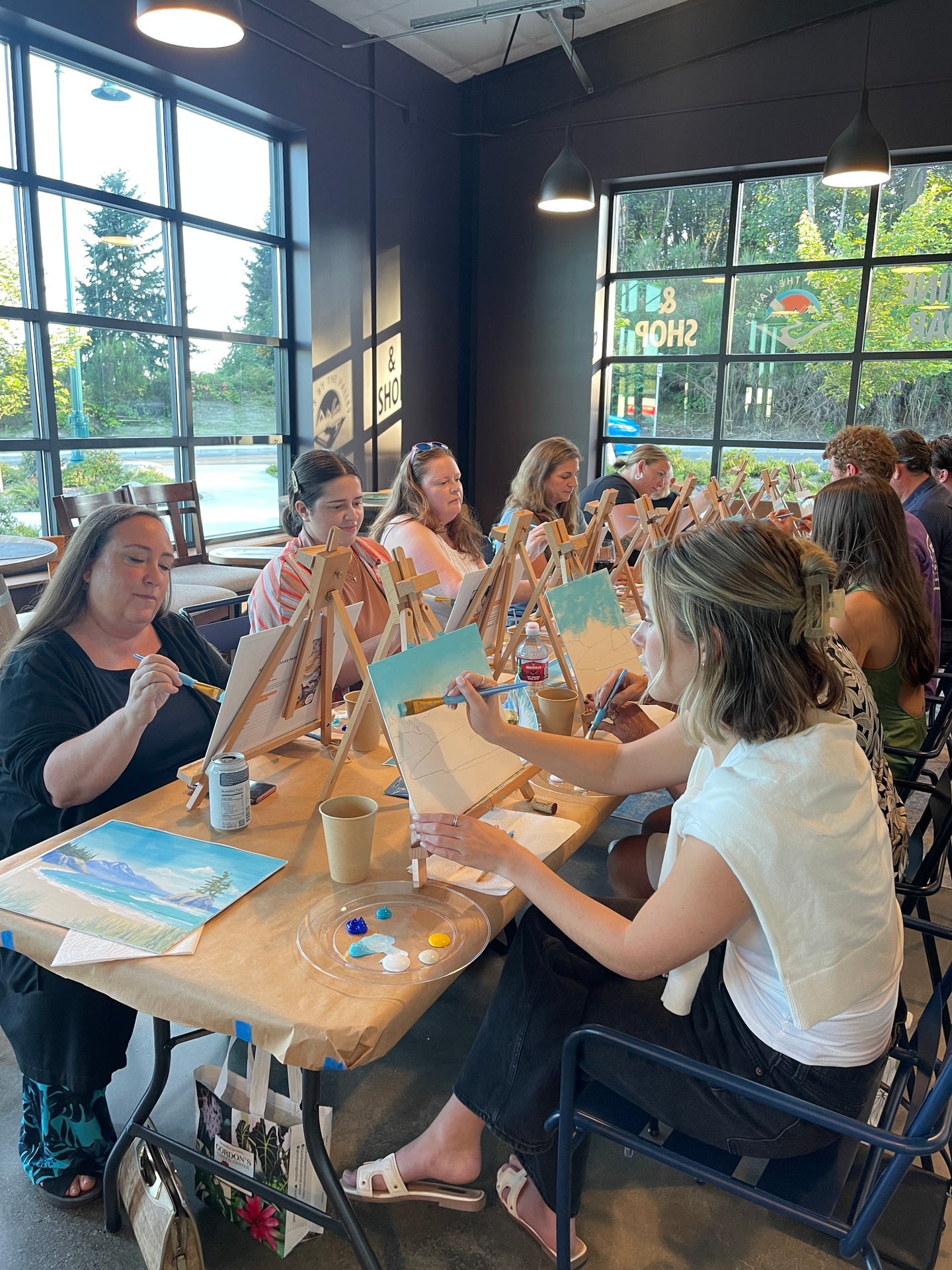 Paint & Sip Classes – Olympia, WA 🎨