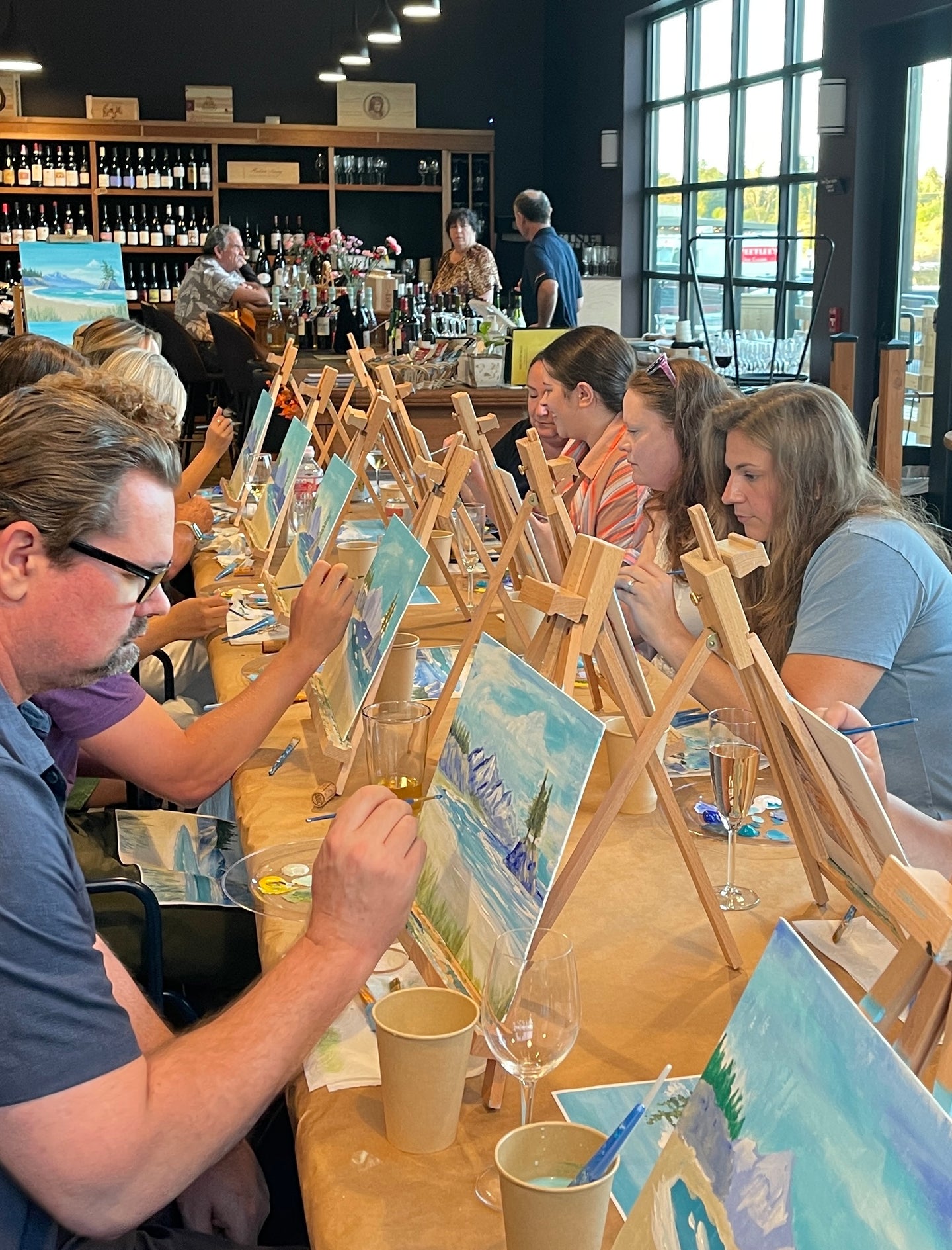 Paint & Sip Classes – Olympia, WA 🎨