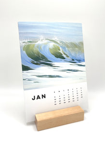 2025 Ocean Art Desk Calendar