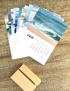 2024 Ocean Art Desk Calendar