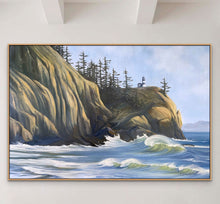 Cape Disappointment Lighthouse | Original Oil Painting | 36x24
