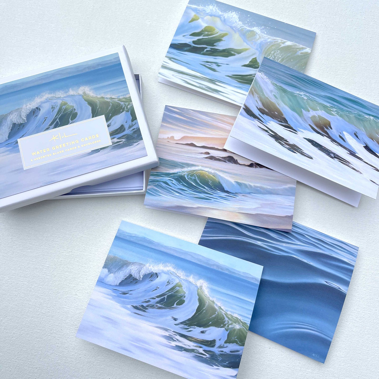 Ocean Art Greeting Cards Box Set - With Envelopes