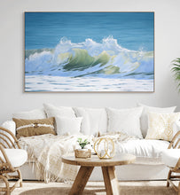 Portals Glowing Ocean Wave | Canvas & Paper Prints | 20x12, 30x18, 40x24, 48x30