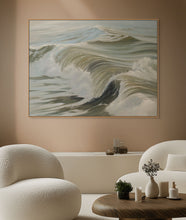 Disclosure Wave Art | Dark Green Ocean Wave Art Prints | 18x24, 24x36, 36x48