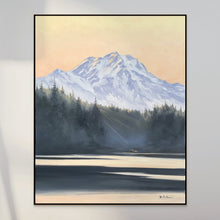 Olympic Mountain Art with Puget Sound Sunset Art Prints | 24x30