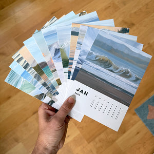 2026 Ocean Art Desk Calendar