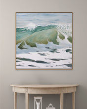 Lucid Ocean Wave Oil Painting Prints Washington Coast Glowing Light Art | 18x18, 30x30