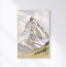 Matterhorn Painting | Canvas and Paper Prints | 12x18, 16x24, 24x36