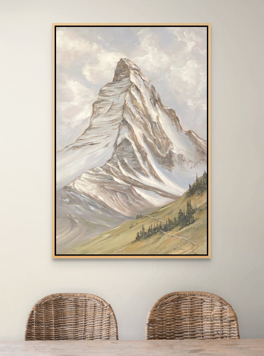 Matterhorn Painting | Canvas and Paper Prints | 12x18, 16x24, 24x36