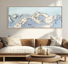 Olympic Mountains Art Mt Olympus Washington National Parks Snowy mountains art work painting prints canvas