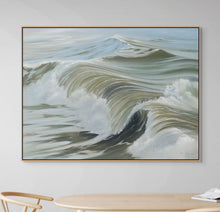 Disclosure | Original Oil Painting Crashing Green Ocean Waves