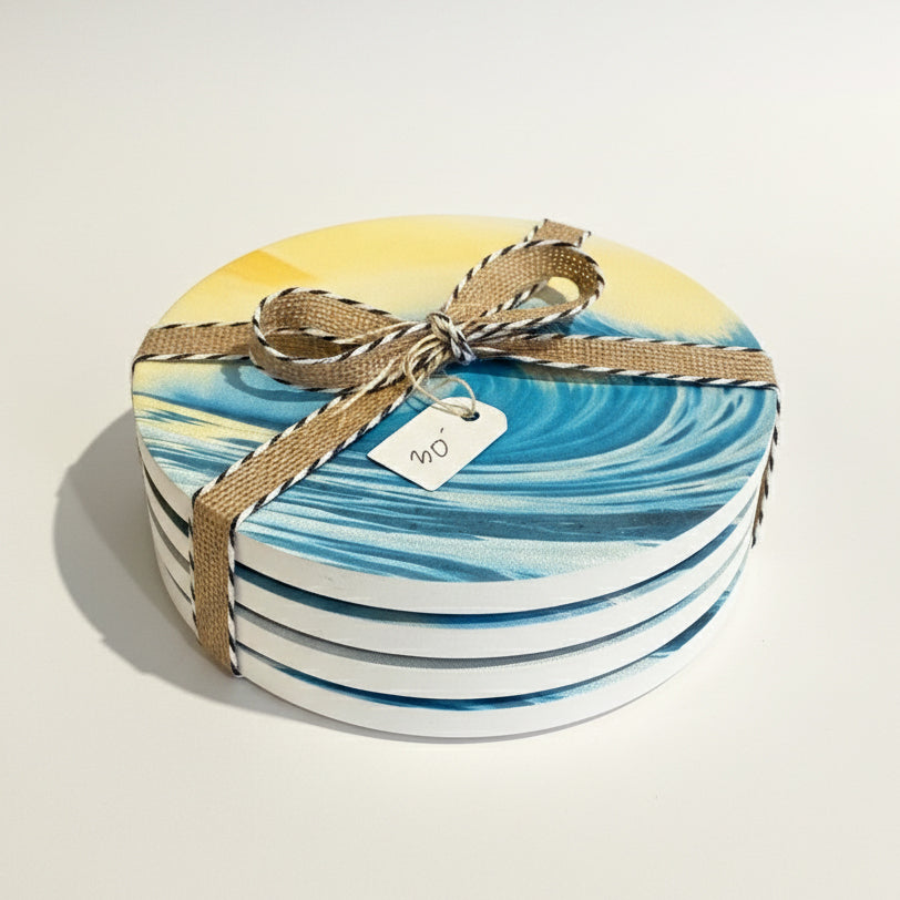 Ocean Art Ceramic Coasters