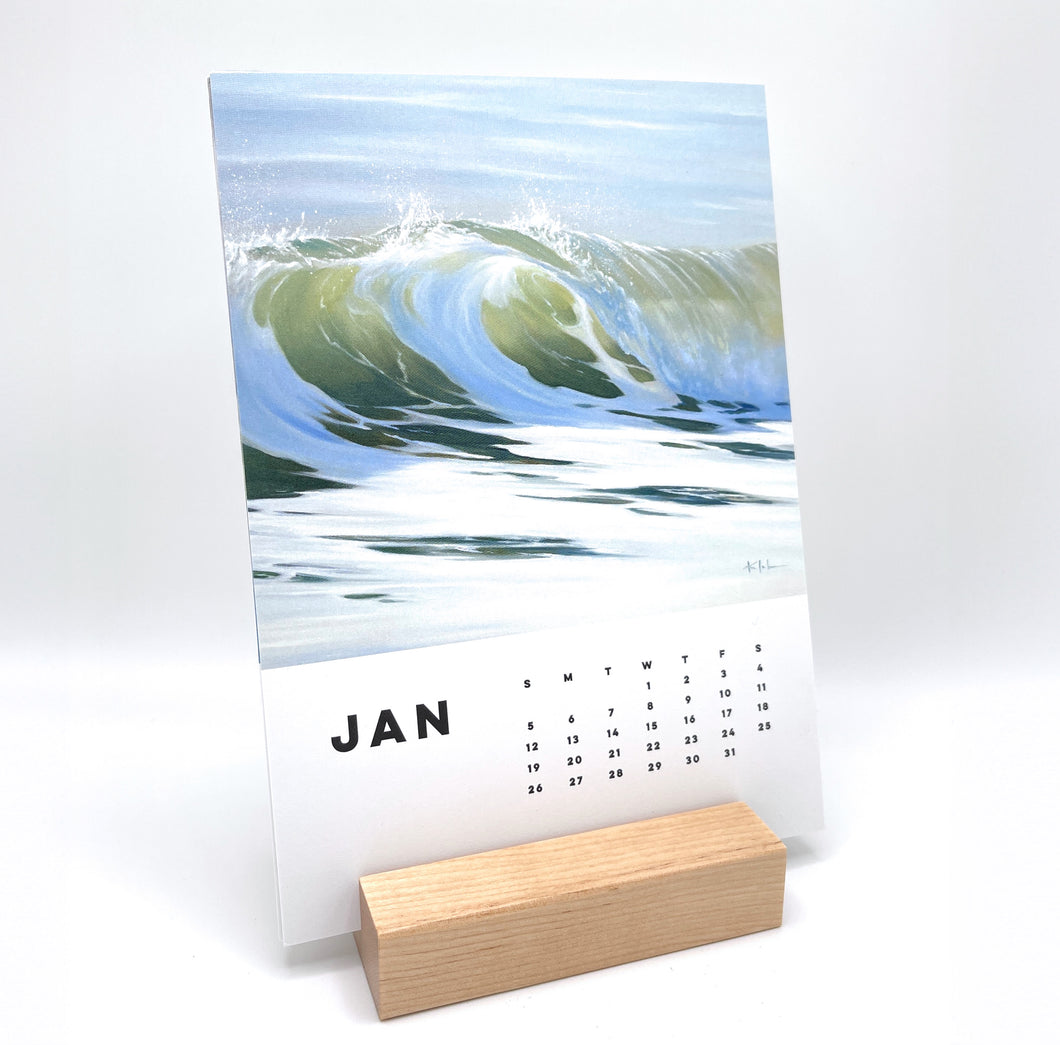 2025 Ocean Art Desk Calendar