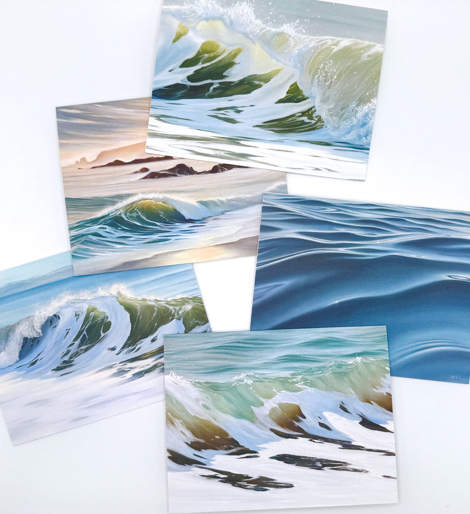 Ocean Greeting Cards Set