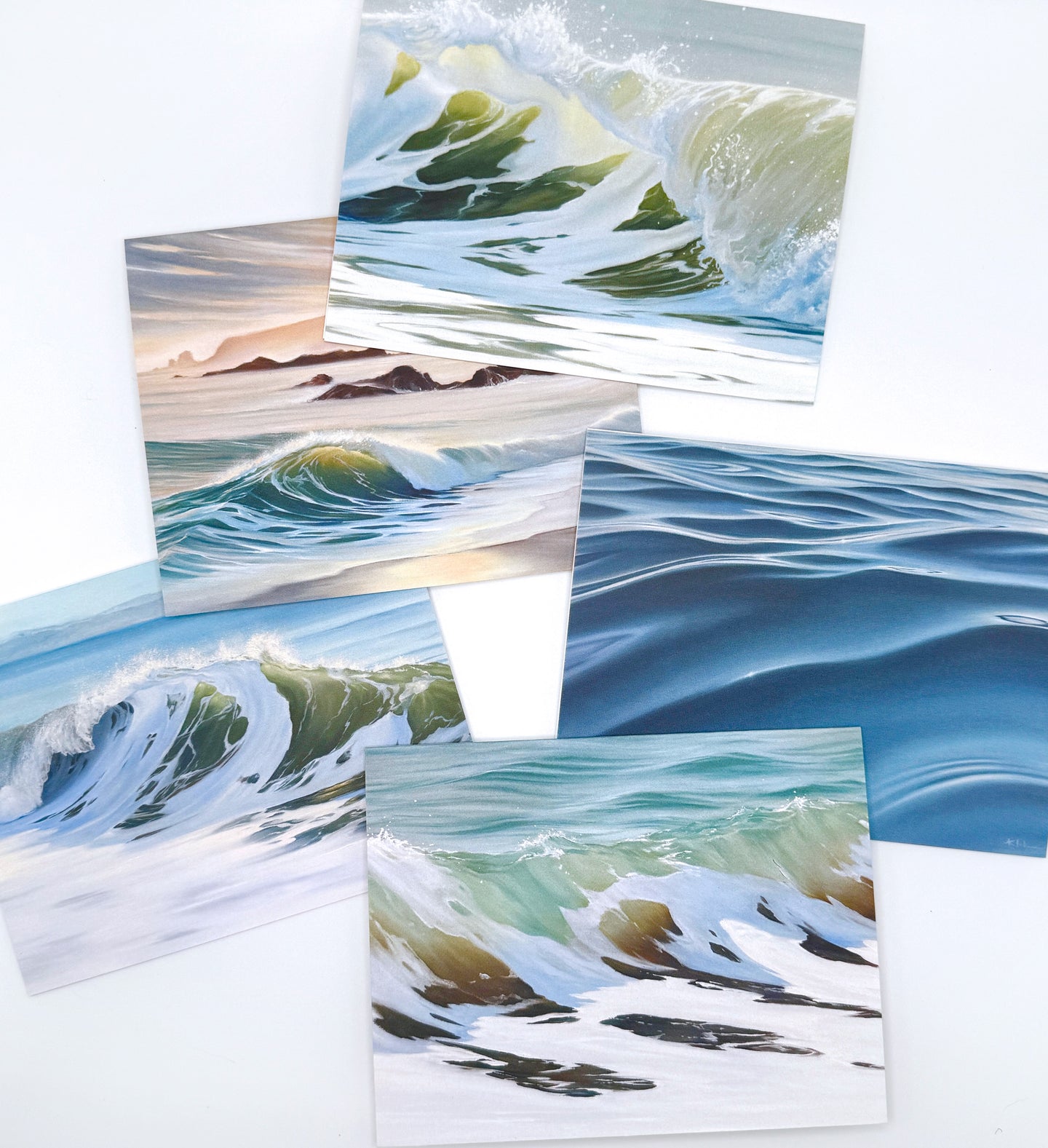 Ocean Greeting Cards Set