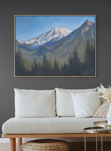 Packwood Painting View of Mt Rainier Art, 11x14, 16x20, 24x30, 30x40