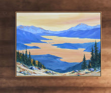 Lake Pend Oreille Art | Schweitzer View Oil Painting Paper and Canvas Prints | 18x24, 24x36, 36x48