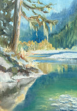 Quinault River | Plein Air Oil on Canvas Paper Painting