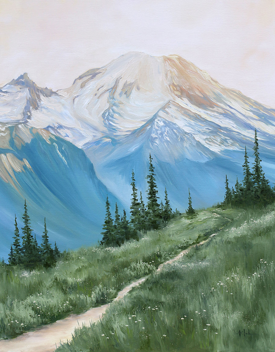 Rainier Autumn | Mt Rainier National Park Art Print | 11x14, 16x20, 24x30, 30x40